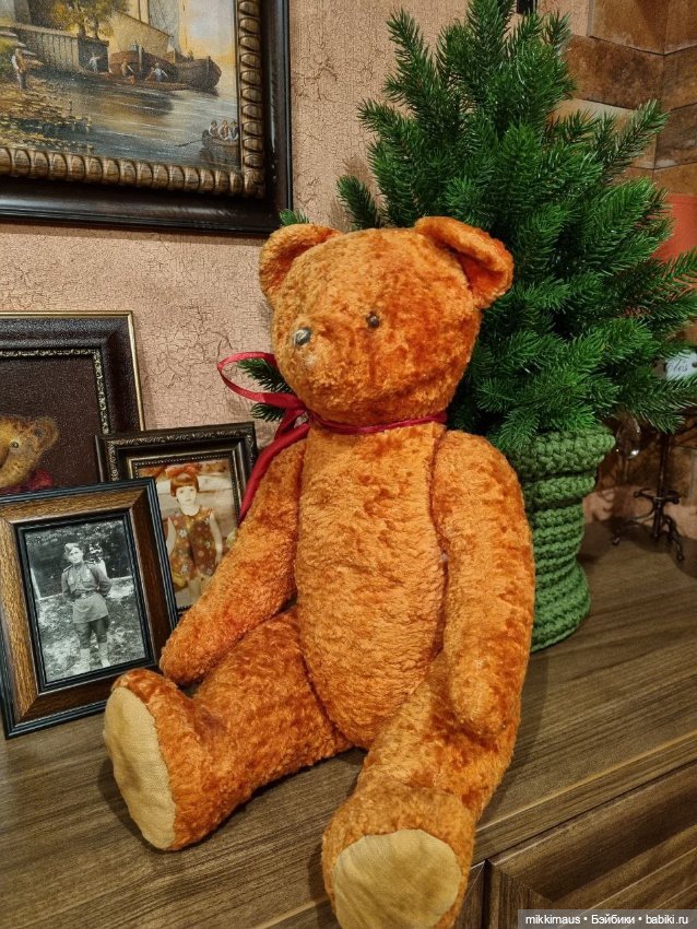 Советский мишка из плюша — Винтажные куклы и игрушки детства (фото 6)