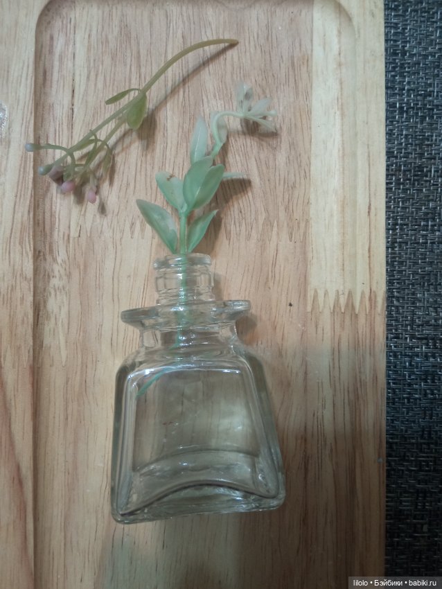 Лот из 4 вазочек для кукольного интерьера (фото 5)