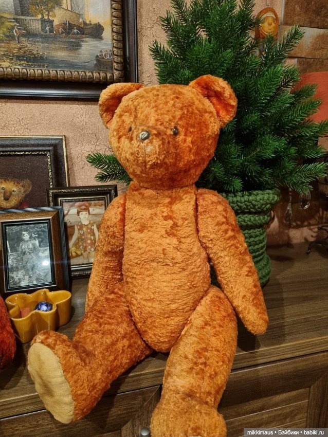 Советский мишка из плюша — Винтажные куклы и игрушки детства (фото 2)