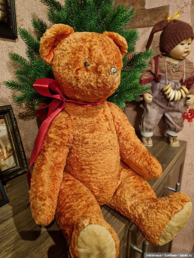 Советский мишка из плюша — Винтажные куклы и игрушки детства (фото 8)