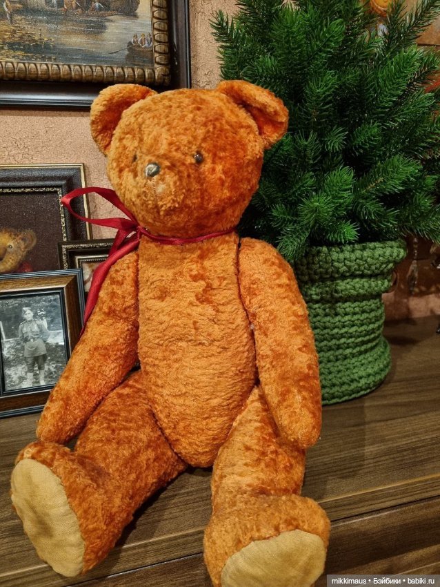 Советский мишка из плюша — Винтажные куклы и игрушки детства (фото 4)