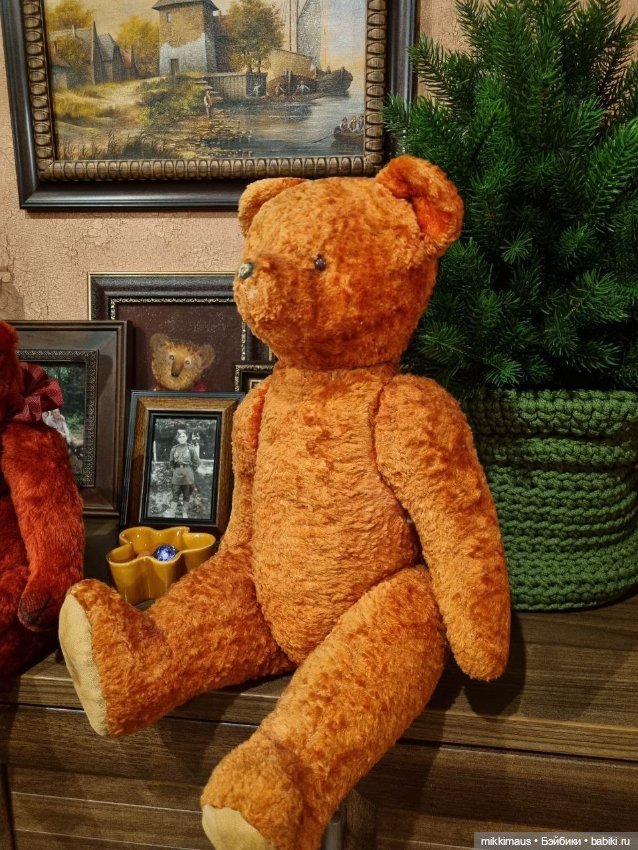 Советский мишка из плюша — Винтажные куклы и игрушки детства (фото 3)