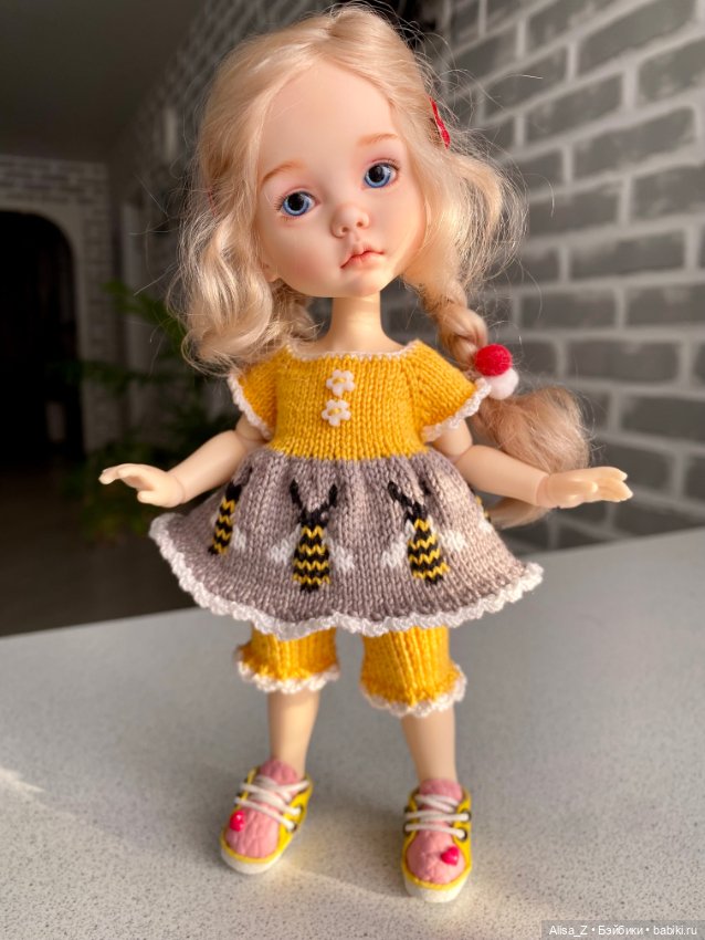 Костюм с пчелками для кукол Монст (фото 2)