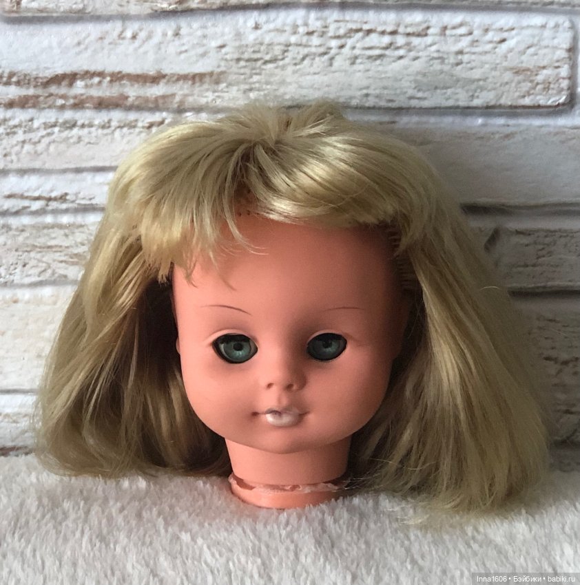 Голова куклы ГДР Spielzeug Rauenstein