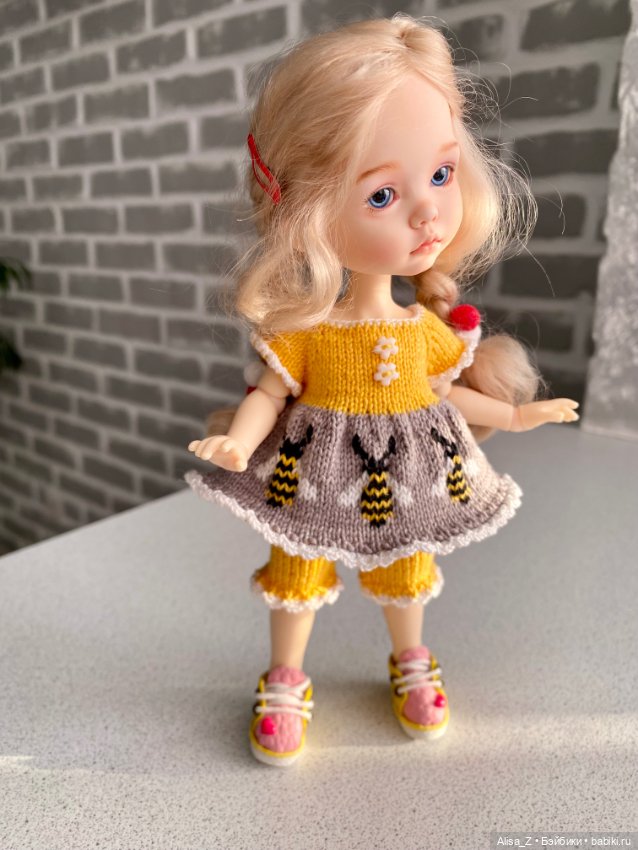 Костюм с пчелками для кукол Монст (фото 3)