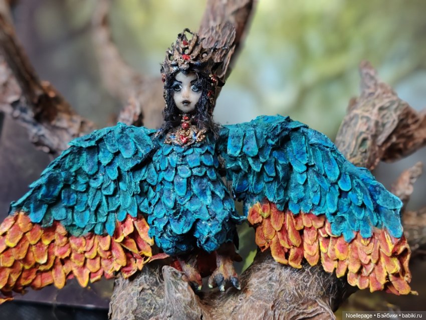 Птица Сирин — Миниатюра для кукол