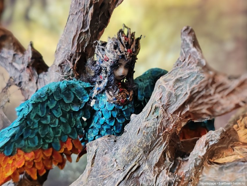 Птица Сирин — Миниатюра для кукол (фото 4)