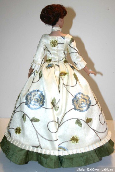 Выкройка PDF в натуральную величину / историческое платье для куклы DeeAnna Denton Тоннер рост 43 см (фото 4)