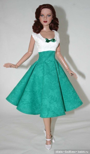 Выкройка PDF в натуральную величину /стиль 1950-х платье, жакет для куклы DeeAnna Denton Тоннер 43см (фото 2)