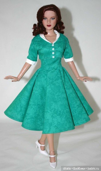 Выкройка PDF в натуральную величину /стиль 1950-х платье, жакет для куклы DeeAnna Denton Тоннер 43см (фото 6)