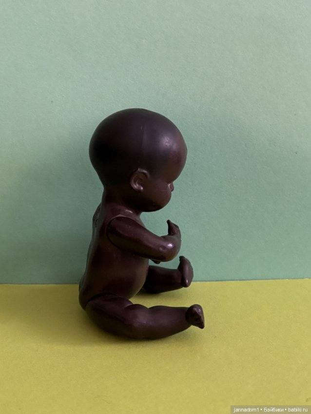 Целлулоидный пупсик негрик Schildkrot, высота 16 см (фото 5)