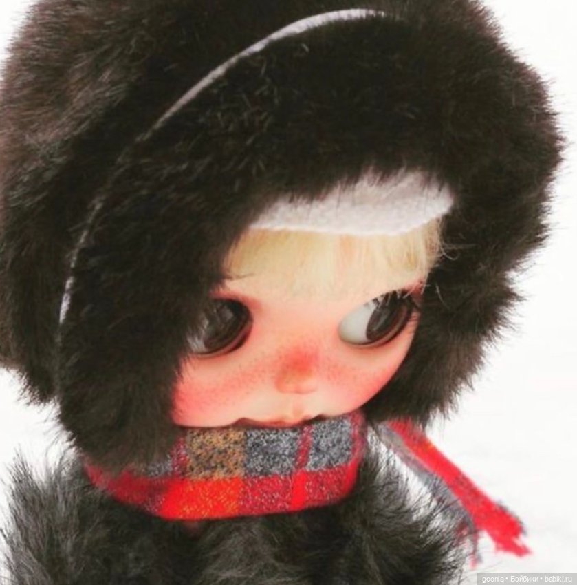 Зимний комплект из детства для блайз и похожих кукол (фото 4)