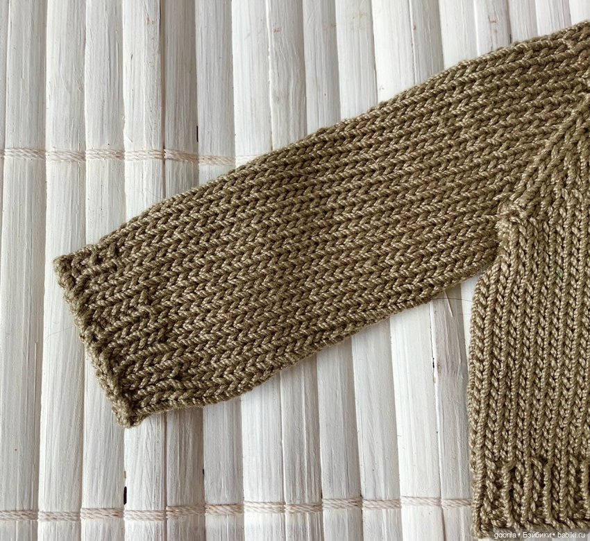 Вязаная кофта с отделкой на тини, 1/6, YoSD (фото 4)