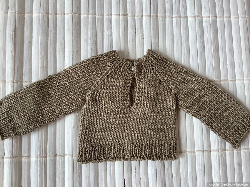 Вязаная кофта с отделкой на тини, 1/6, YoSD (фото 3)