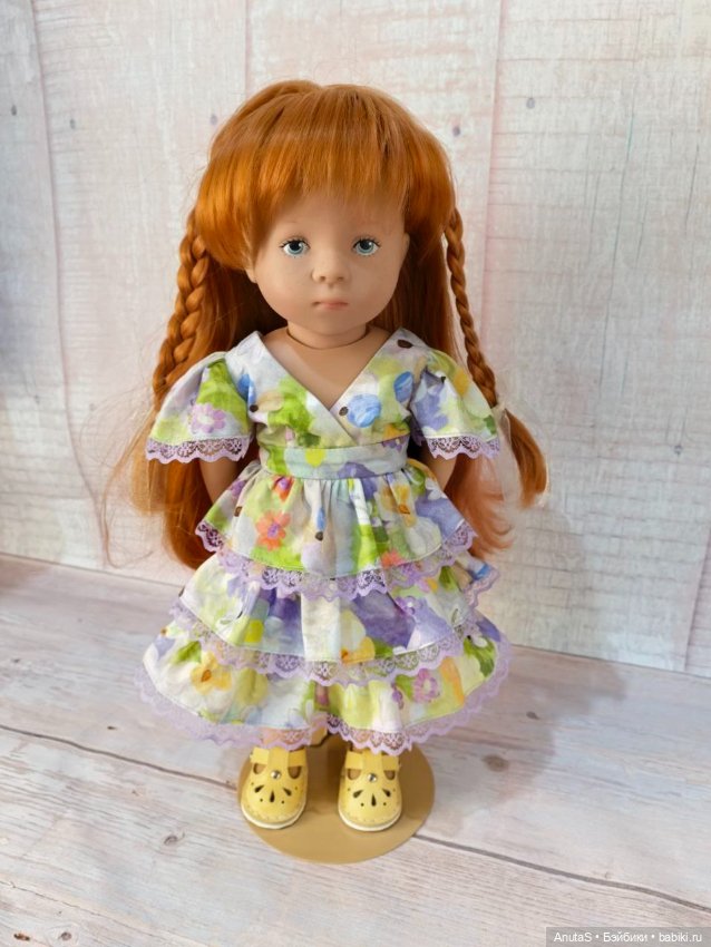 Выкройка и МК Платье для кукол Сильвии Наттерер (Silvia Natterer) (фото 6)