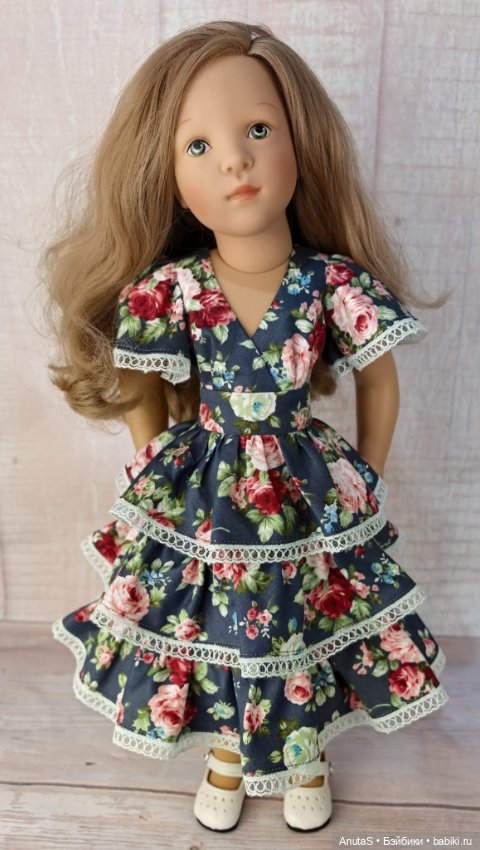 Выкройка и МК Платье для кукол Сильвии Наттерер (Silvia Natterer)