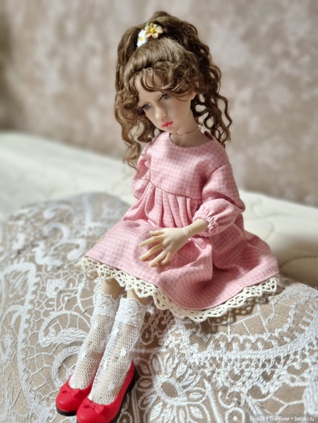 Парик для куколки бжд Иден (фото 2)