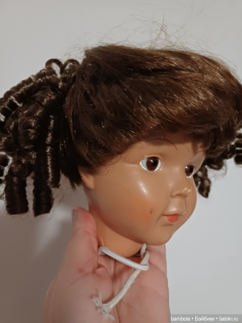 Винтажная куколка на реставрацию (фото 2)