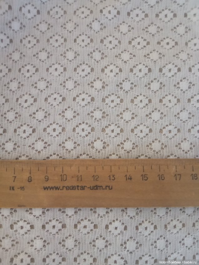 Винтажный гипюр для кукольного рукоделия