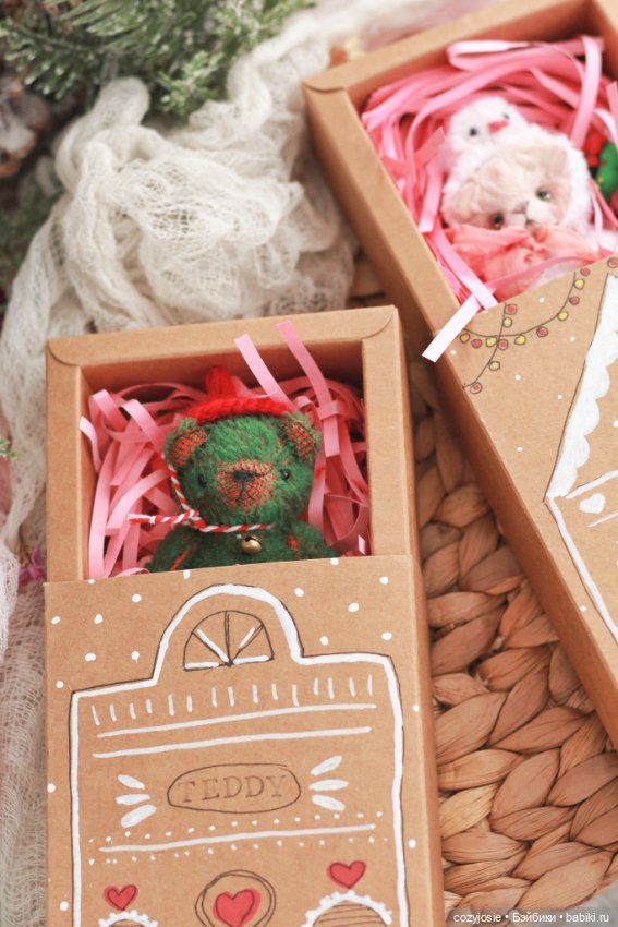 Тедди Мишка 10 см — Авторские игрушки (фото 8)