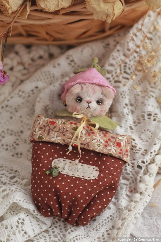 Тедди Котенок 9 см — Авторские игрушки (фото 3)