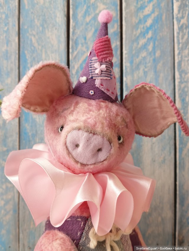 Поросенок тедди Валёк — Авторские игрушки (фото 4)