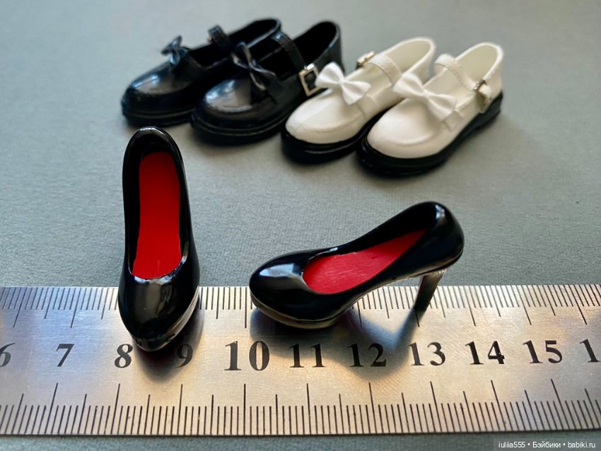 Туфли для кукол 1/6 экшен, фицен, ворлдбокс (фото 4)