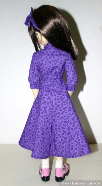 Выкройка PDF в натуральную величину / платье с юбкой-колоколом для куклы Kaye Wiggs MSD 46 см (фото 4)