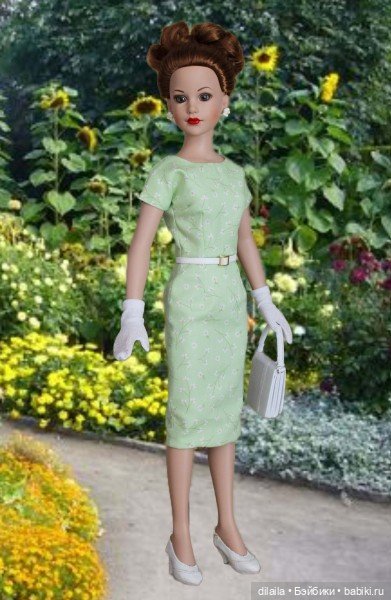 Выкройка PDF в натуральную величину / платье (два варианта юбки) для куклы Kitty Collier Тоннер 46см (фото 2)