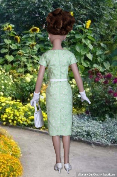 Выкройка PDF в натуральную величину / платье (два варианта юбки) для куклы Kitty Collier Тоннер 46см (фото 4)