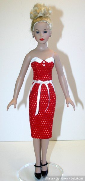 Выкройка PDF в натуральную величину / платье и болеро для куклы Kitty Collier Тоннер 46 см (фото 3)