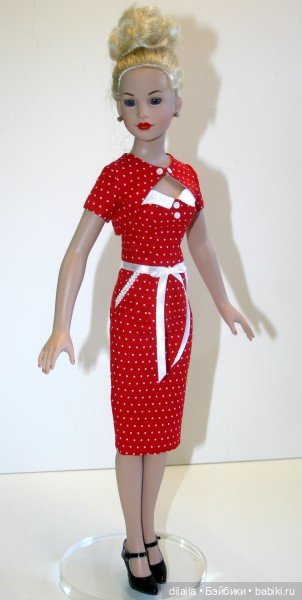 Выкройка PDF в натуральную величину / платье и болеро для куклы Kitty Collier Тоннер 46 см (фото 5)