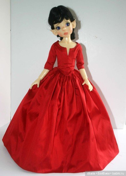 Выкройка PDF в натуральную величину / платье со шнуровкой сзади для куклы Kaye Wiggs MSD 46 см (фото 6)