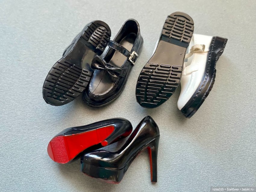 Туфли для кукол 1/6 экшен, фицен, ворлдбокс (фото 5)
