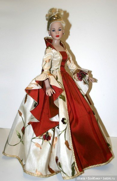 Выкройка PDF в натуральную величину / историческое платье для куклы Kitty Collier Тоннер 46 см (фото 3)