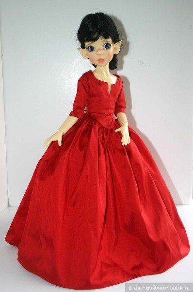 Выкройка PDF в натуральную величину / платье со шнуровкой сзади для куклы Kaye Wiggs MSD 46 см (фото 3)