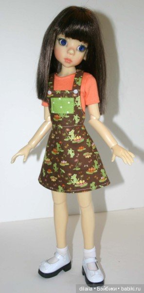 Выкройка PDF в натуральную величину / футболка и комбинезон (2 вида) для куклы Kaye Wiggs MSD 46 см (фото 6)