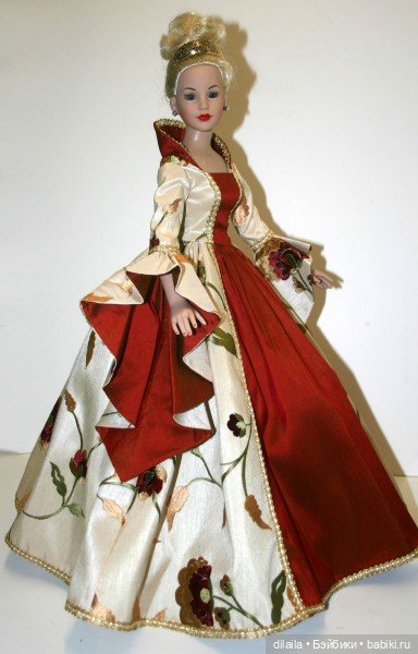 Выкройка PDF в натуральную величину / историческое платье для куклы Kitty Collier Тоннер 46 см (фото 6)