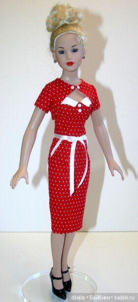 Выкройка PDF в натуральную величину / платье и болеро для куклы Kitty Collier Тоннер 46 см (фото 2)