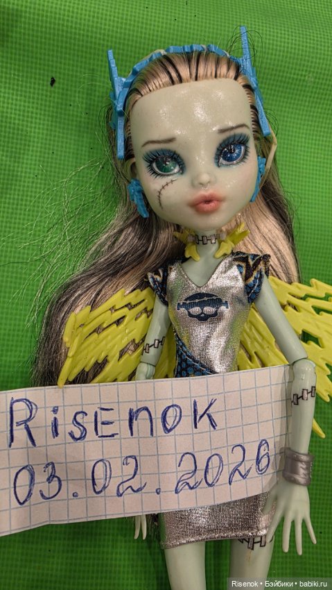 ООАК Monster high Френки (мейк слезает), под ООАК