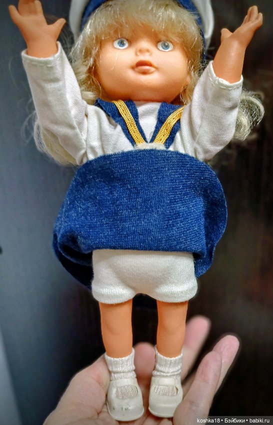 Кукла ГДР морячка — Винтажные куклы и игрушки детства (фото 3)