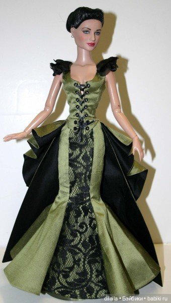 Выкройка PDF в натуральную величину / бюстье на шнуровке и юбка для куклы Тайлер Тоннер 40 см (фото 3)