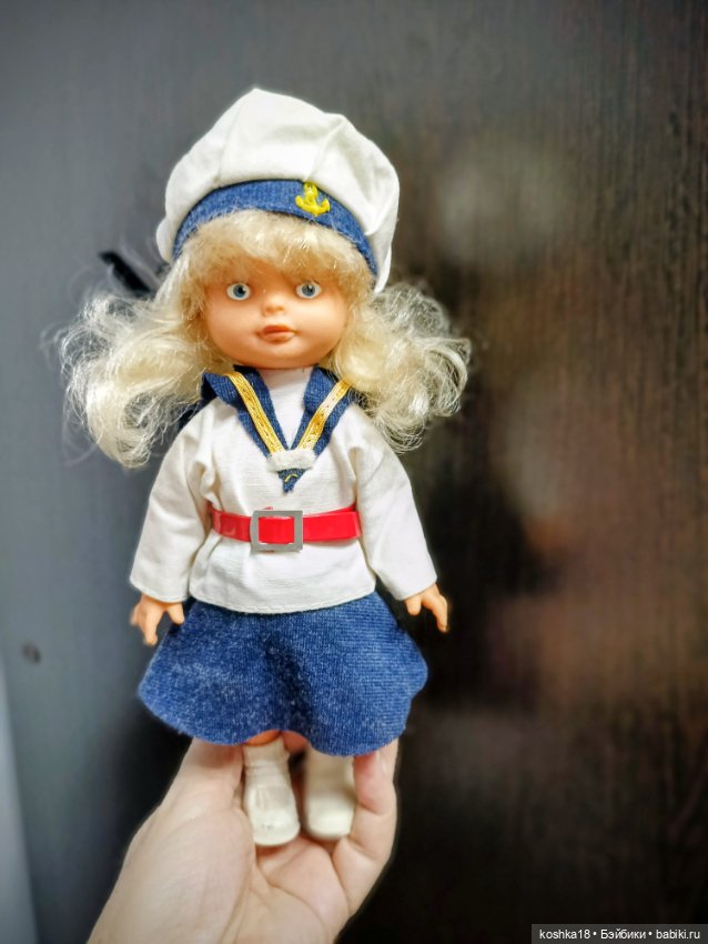 Кукла ГДР морячка — Винтажные куклы и игрушки детства