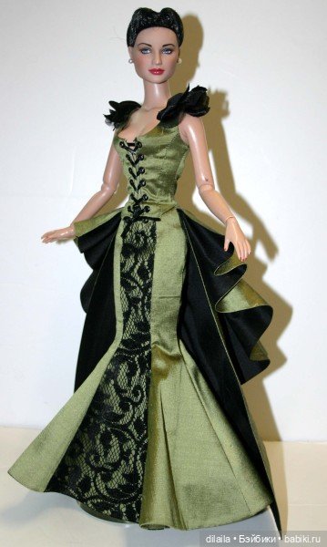 Выкройка PDF в натуральную величину / бюстье на шнуровке и юбка для куклы Тайлер Тоннер 40 см (фото 2)