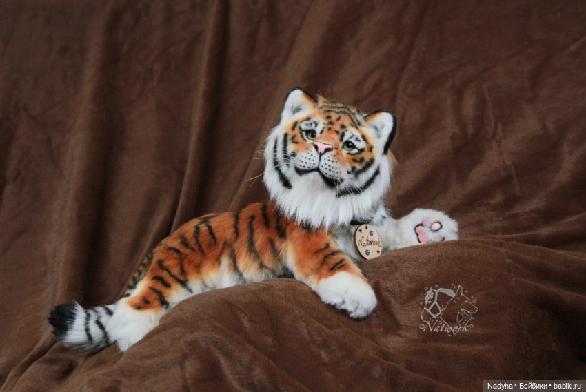 Реалистичный Тигренок из искусственного меха (фото 7)
