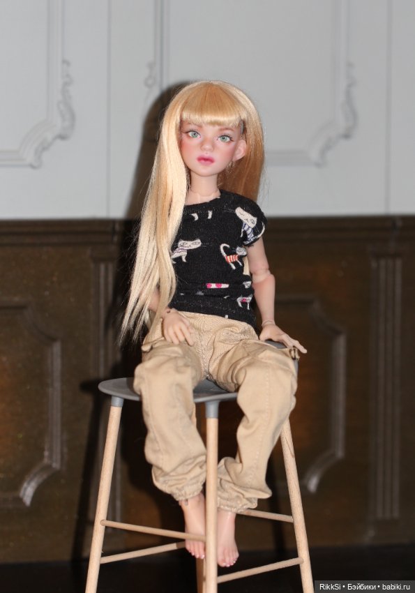 Печатная Иден 25 см — Авторские куклы (фото 6)