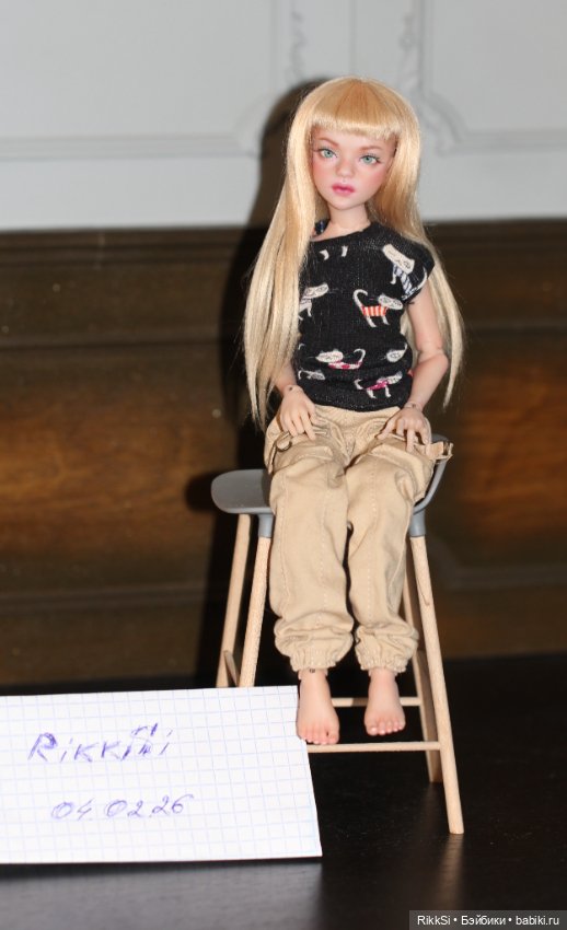 Печатная Иден 25 см — Авторские куклы (фото 7)