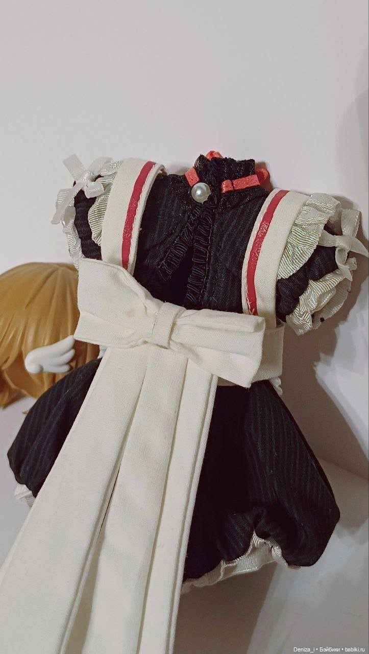 Аутфит и парик для куклы Близнецы Света и Тьмы Light Shadow Nightmare Twins одежда кукла (фото 4)