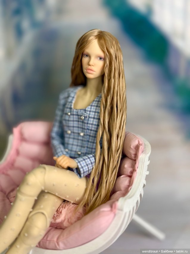 Продам парик из козочки на голову 12см