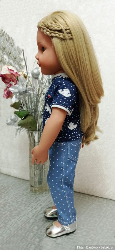 Комплект одежды " Север" для кукол Готц и других кукол такого же размера (фото 3)